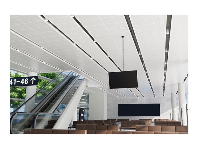 Neomounts NS-EP100 - Mounting component (extension pole) - for LCD display - black - ceiling mountable - for P/N: FPMA-C340BLACK, NM-C440BLACK, NM-C440DBLACK
