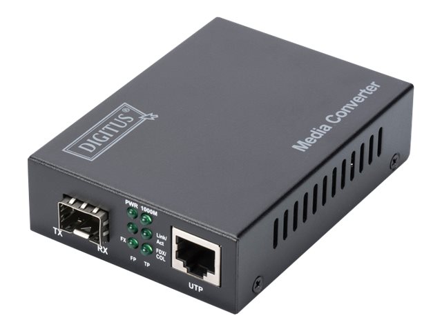 10 Gigabit Media Converter SFP supports 1 - 10G open slot