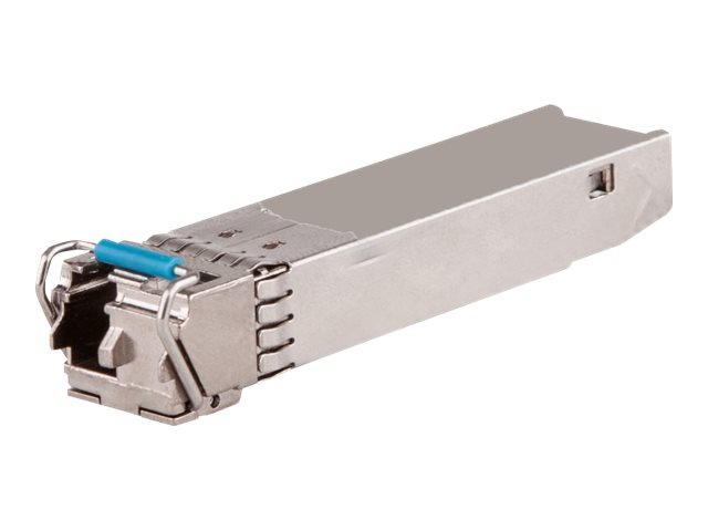 HPE X120 - SFP (mini-GBIC) transceiver module - 1GbE - 1000Base-LX - LC - for HP 3100, HPE 12504, 3600, 5500, 7506, FlexFabric 1.92, 11908, 12902, FlexNetwork MSR3048