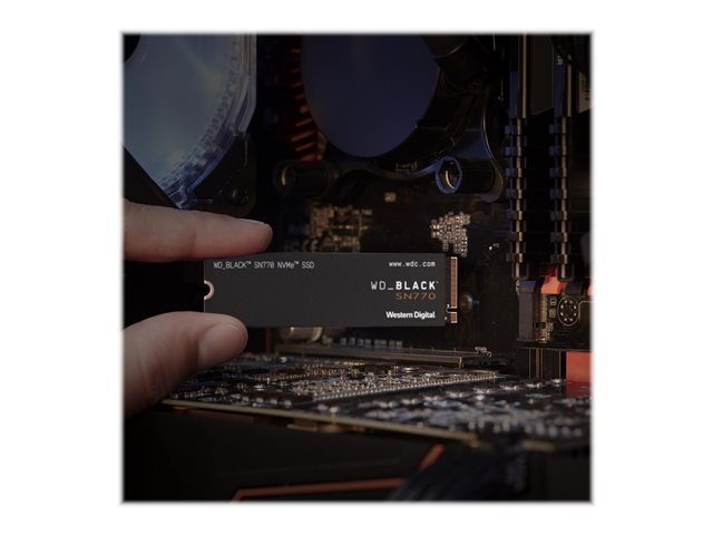 WD_BLACK SN770 WDS250G3X0E - SSD - 250 GB - internal - M.2 2280 - PCIe 4.0 x4 (NVMe)
