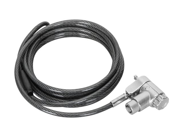 Targus DEFCON Ultimate - Security cable lock - universal keyed, with adaptable lock head - silver - 2 m
