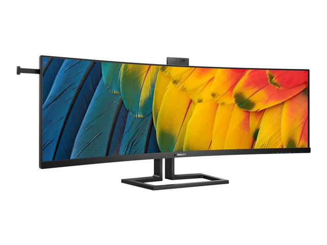 Philips 45B1U6900CH - 6000 Series - LED monitor - curved - 45\" (44.5\" viewable) - 5120 x 1440 Dual Quad HD @ 75 Hz - VA - 450 cd/m² - 3000:1 - DisplayHDR 400 - 4 ms - 2xHDMI, DisplayPort, 2xUSB-C - speakers - black
