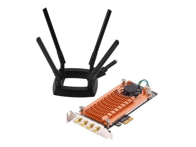 QNAP QWA-AC2600 - Network adapter - PCIe 2.0 low profile - Wi-Fi 5 - for QNAP TS-1232, 1277, 253, 453, 473, 677, 832, 853, 877, 977, TVS-2472, 473, 673, 872, 873
