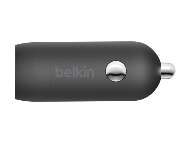 30W USB PD CAR CHARGER WITH PPS W/PVC,C-C, 1M BLK