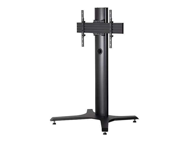 B-TECH Mode-AL BT8705 - Stand - for flat panel - premium - black - screen size: 39\"-70\" - mounting interface: up to 672 x 400 mm - free-standing
