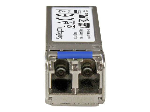 StarTech.com Juniper SFPP-10GE-LR Compatible SFP+ Module, 10GBASE-LR, 10GbE Single Mode (SMF) Fiber SMF Optic Transceiver, 10GE Gigabit Ethernet SFP+, LC Connector, 10km, 1310nm, DDM, 10Gb - Lifetime Warranty (SFPP10GELRST) - SFP+ transceiver module (equivalent to: Juniper XBR-000180) - 10 GigE - 10GBase-LR - LC single-mode - up to 10 km - 1310 nm