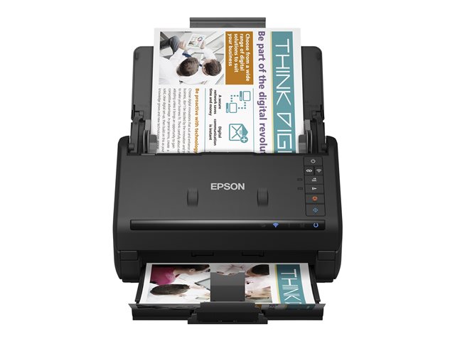 Epson WorkForce ES-500W II - Document scanner - Contact Image Sensor (CIS) - Duplex - 215.9 x 6069 mm - 600 dpi x 600 dpi - up to 35 ppm (mono) / up to 35 ppm (colour) - ADF (100 sheets) - up to 4000 scans per day - USB 3.0, Wi-Fi(n)