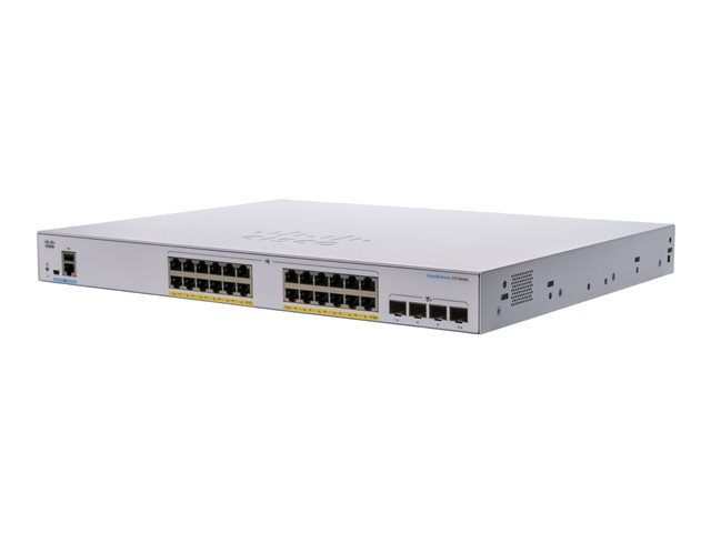 Cisco Business 250 Series CBS250-24T-4X - Switch - L3 - smart - 24 x 10/100/1000 + 4 x 10 Gigabit SFP+ - rack-mountable