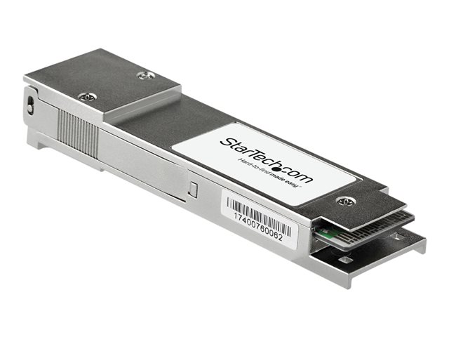 StarTech.com HPE 747698-B21 Compatible QSFP+ Module, 40GBASE-SR4, 40GbE Multi Mode Fiber Optic Transceiver, 40GE Gigabit Ethernet QSFP+, MPO 400m, 850nm, DDM, HPE BladeSystem, c-Class - Lifetime Warranty (747698-B21-ST) - QSFP+ transceiver module (equivalent to: HP 747698-B21) - 40 Gigabit LAN - 40GBASE-SR4 - MPO multi-mode - up to 400 m - 850 nm
