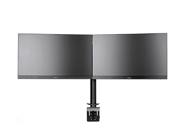 Iiyama DS1002C-B1 - Mounting kit - adjustable arm - for 2 monitors - black - screen size: 10\"-30\" - desk-mountable - for ProLite E2783QSU-B1, XU2495WSU-B1, XUB2495WSU-B1