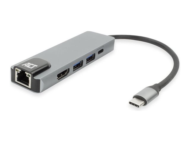 USB-C 4K docking station for 1 HDMI moni