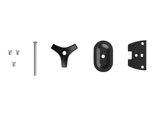 Ergotron TRACE - Mounting component (carriage bolt, clamp plate, knob) - grommet clamp kit - black - desk-mountable