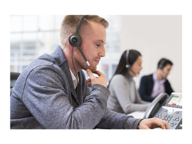 Cisco 532 Wired Dual - Headset - on-ear - wired - remanufactured