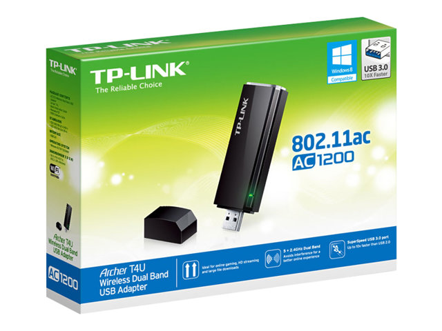 TP-Link Archer T4U - V3 - network adapter - USB 3.0 - Wi-Fi 5