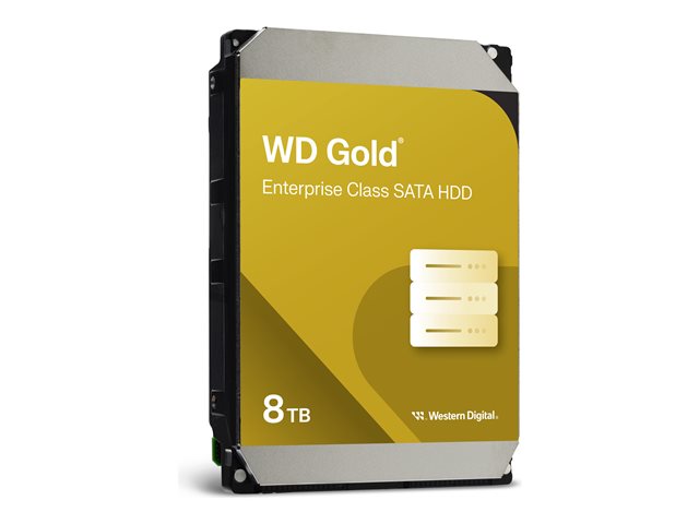 WD Gold WD8004FRYZ - Hard drive - 8 TB - internal - 3.5" - SATA 6Gb/s - 7200 rpm - buffer: 256 MB