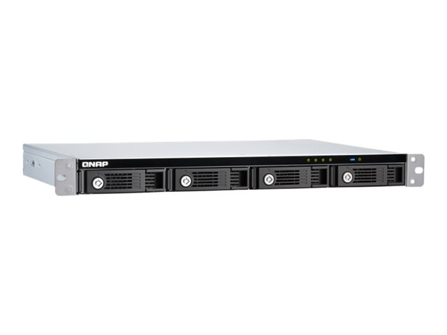QNAP TR-004U - Hard drive array - 4 bays (SATA-300) - USB 3.1 Gen 1 (external) - rack-mountable - 1U