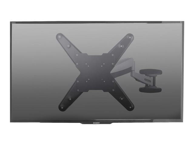 StarTech.com VESA TV Wall Mount, TV Mounting Bracket For 23\"-55\" Displays, Adjustable Full Motion TV Wall Mount Supports 66lb (30kg), Extendable/Tilting/Swivel Monitor Wall Mount - Low Profile/Slim Display Mount (FHA-TV-WALL-MOUNT) - Mounting kit - f