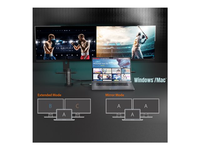 USB-C Dock Dual 4K HDMI Dual