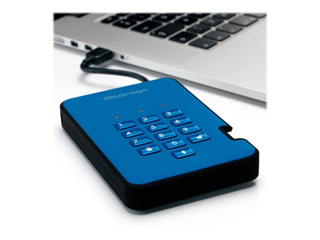diskAshur2 SSD 256bit 128GB Blue