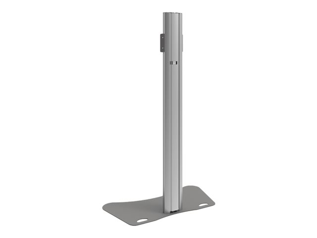 SmartMetals - Stand - fixed - for flat panel - dark grey, aluminium - screen size: up to 90\" - floor-standing