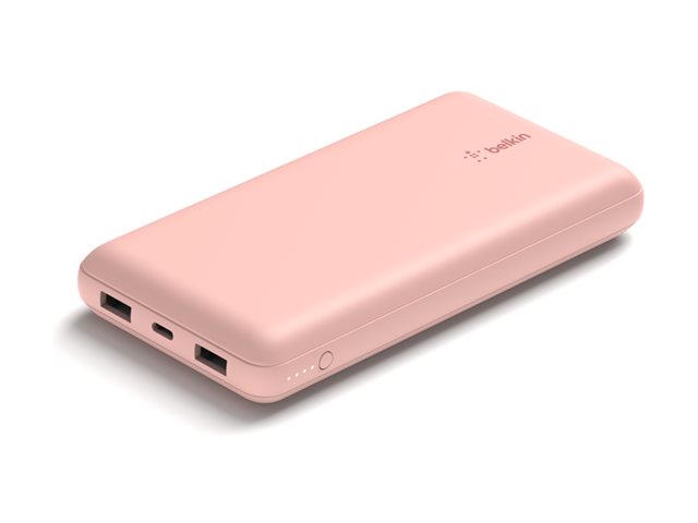 20K Power Bank USB-A / C 15w Rose Gold