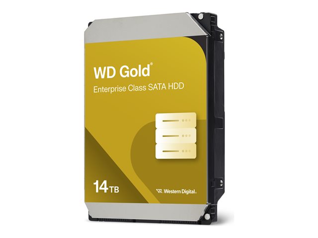 WD Gold WD142KRYZ - Hard drive - Enterprise - 14 TB - internal - 3.5\" - SATA 6Gb/s - 7200 rpm - buffer: 512 MB