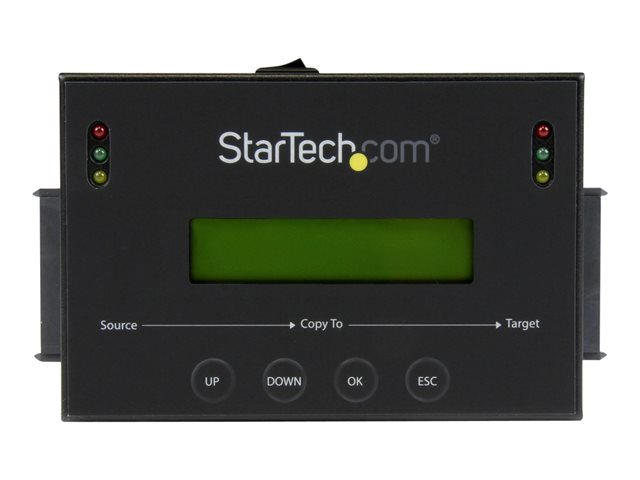 StarTech.com 11 Standalone Hard Drive Duplicator with Disk Image Library Manager For Backup & Restore, Store Several Images on one 2.53.5 SATA Drive, HDDSSD Cloner, No PC Required - TAA Compliant - Hard drive duplicator - 2 bays (SATA-600) - for P/N: SVA12M5NA