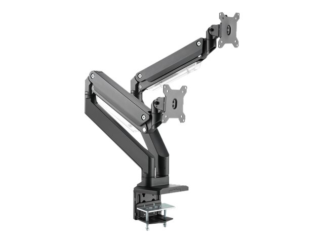 Dual Gas Spring monitor Deskmount 2x35IN