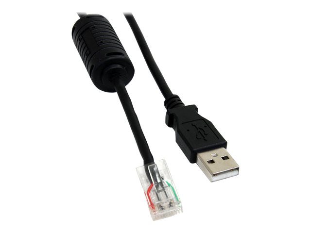 StarTech.com 6 ft Smart UPS Replacement USB Cable AP9827 - USB cable - USB (M) to RJ-45 (10 pin) (M) - 6 ft - black - USBUPS06 - USB cable - USB (M) to RJ-45 (10 pin) (M) - 1.8 m - black