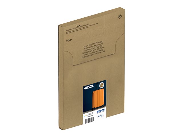 Epson 405XL Multipack - 4-pack - XL - black, yellow, cyan, magenta - original - mailable - ink cartridge - for WorkForce WF-7310DTW, WF-7830DTWF, WF-7835DTWF, WF-7840DTWF, WorkForce Pro WF-7840DTWF