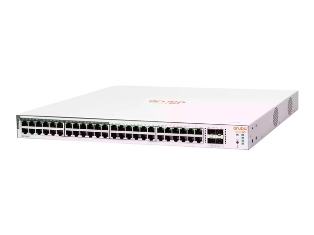 HPE Networking Instant On 1830 48G 24p Class4 PoE 4SFP 370W Switch - Switch - smart - 24 x 10/100/1000 + 24 x 10/100/1000 (PoE+) + 4 x Gigabit SFP - desktop, rack-mountable - PoE+ (370 W)