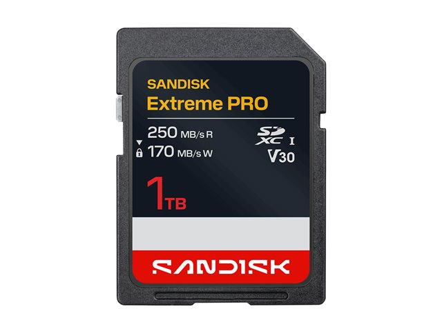 Extreme Pro SD UHS-I 1TB SD 250MB/s