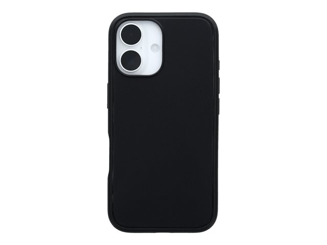 OtterBox Symmetry Series - Back cover for mobile phone - MagSafe compatibility - black - for Apple iPhone 16