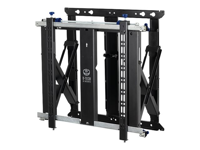 B-TECH Professional BT8312 - Slimline - mounting kit (pop-out mount) - for video wall - soft-open, full service - lockable - black - screen size: 42\"-75\" - wall-mountable, pole mount