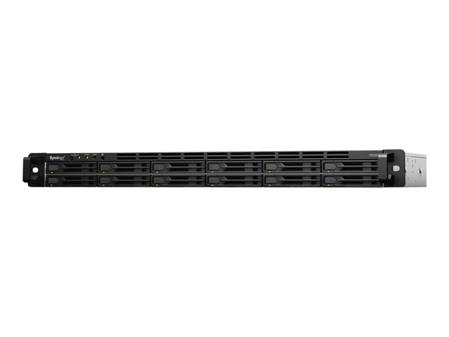 Synology FlashStation FS2500 - NAS server - 12 bays - rack-mountable - SATA 6Gb/s - RAID RAID 0, 1, 5, 6, 10, JBOD, RAID F1 - RAM 8 GB - Gigabit Ethernet / 10 Gigabit Ethernet - iSCSI support - 1U