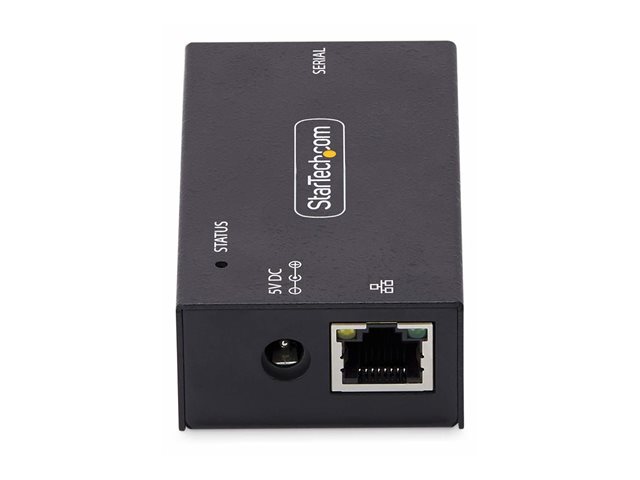 StarTech.com Serial to Ethernet Adapter, IP LAN to RS232 DB9 Converter - Device server - 100Mb LAN, RS-232 - wall / DIN rail mountable - TAA Compliant