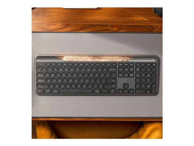 SLIM SOLAR+ KEYBOARD GRAPHITE - DEU - CE