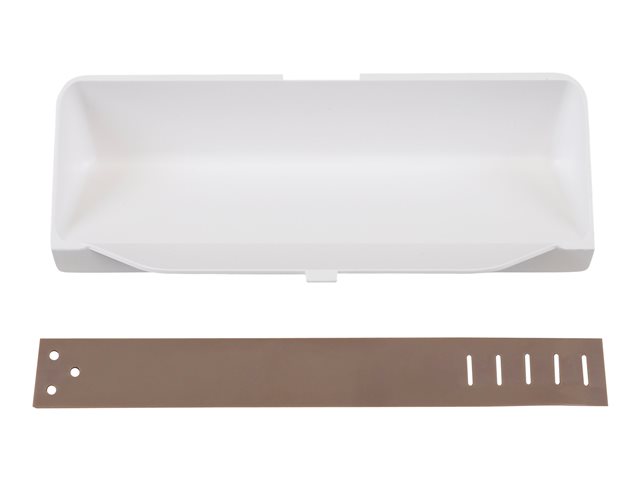 Ergotron CareFit Pro - Mounting component (tray, mounting hardware, strap) - for wipes container - medical - white - cart mountable - for P/N: C52-1201-1, C52-2201-1
