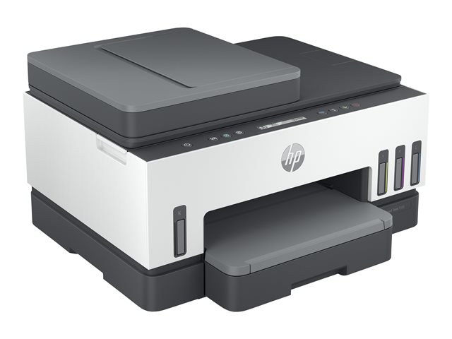 HP Smart Tank 7305 All-in-One - Multifunction printer - colour - ink-jet - refillable - Letter A (216 x 279 mm)/A4 (210 x 297 mm) (original) - A4/Legal (media) - up to 13 ppm (copying) - up to 15 ppm (printing) - 250 sheets - USB 2.0, LAN, Wi-Fi(n),