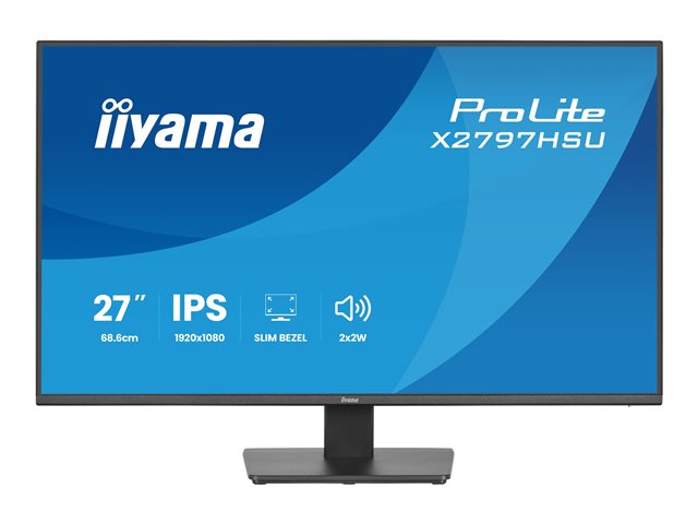 iiyama X2797HSU-B1 27\" IPS LCD with 4-si