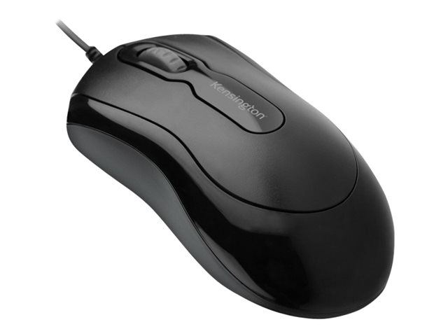 Kensington Mouse-in-a-Box USB - Mouse - right and left-handed - optical - 3 buttons - wired - USB - black - retail