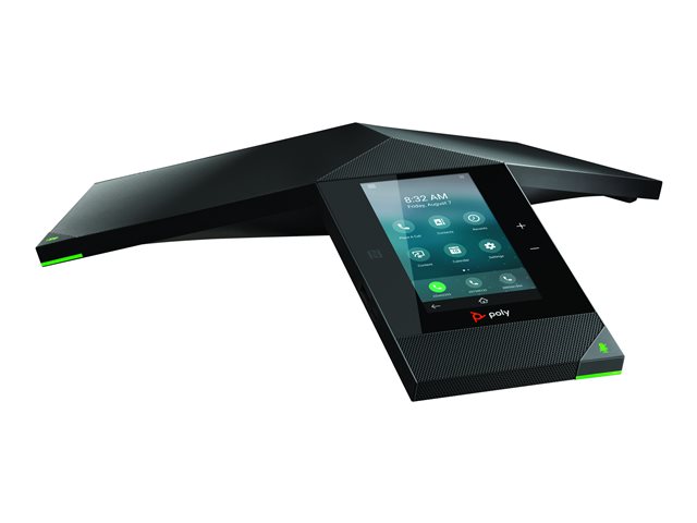 Poly Trio 8800 - Conference VoIP phone - with Bluetooth interface - 5-way call capability - SIP - 3 lines - black