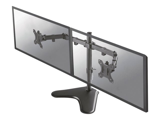 Neomounts FPMA-D550DD - Stand - full-motion - for 2 LCD displays - black - screen size: 10\"-32\" - desktop stand, desk-mountable
