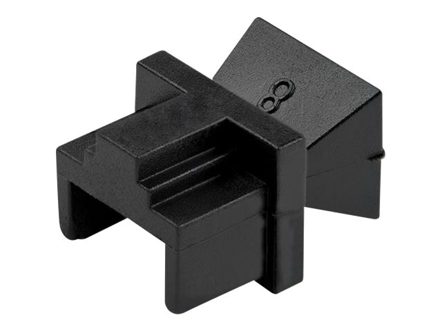 StarTech.com 100 Pack RJ45 Dust Covers, Reusable RJ45 Blanking Plug/ Dust Cap, Ethernet/LAN Port Protector/ Blocker, Snap In RJ45 Female Jack Protective Cover for Hubs, Switches, Routers - Ethernet Port Cover (RJ45COVER) - Dust cover - black (pack of 100)