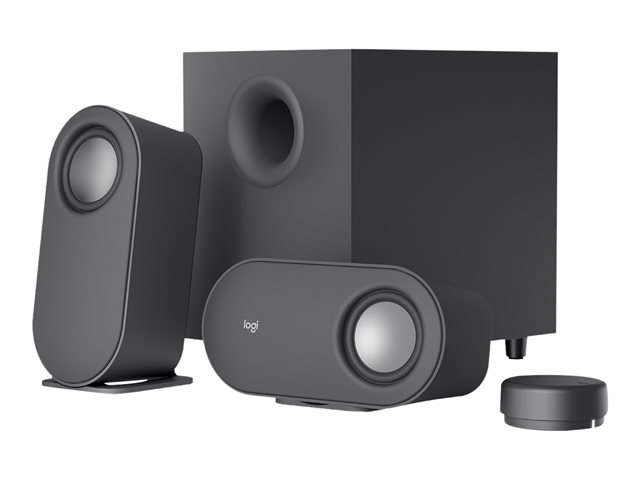 Logitech Z407 - Android Edition - speaker system - for PC - 2.1-channel - wireless - Bluetooth - USB - 40 Watt (Total) - graphite grey