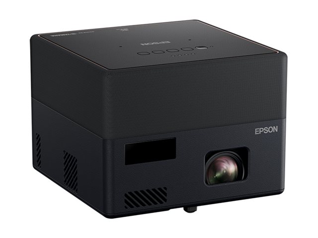 Epson EF-12 - 3LCD projector - portable - 1000 lumens (white) - 1000 lumens (colour) - Full HD (1920 x 1080) - 16:9 - black - Android TV
