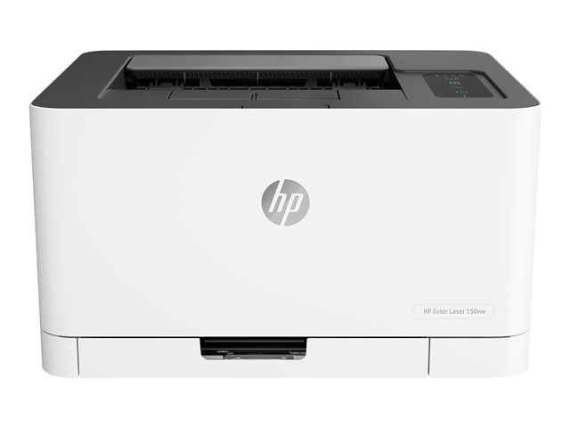 HP Color Laser 150nw - Printer - colour - laser - A4/Legal - 600 x 600 dpi 4 ppm (colour) - up to 18 ppm - capacity: 150 sheets - USB 2.0, LAN, Wi-Fi(n)