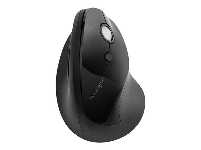 Kensington Pro Fit Ergo Vertical Wireless Mouse - Vertical mouse - ergonomic - right-handed - 6 buttons - wireless - 2.4 GHz - USB wireless receiver - black
