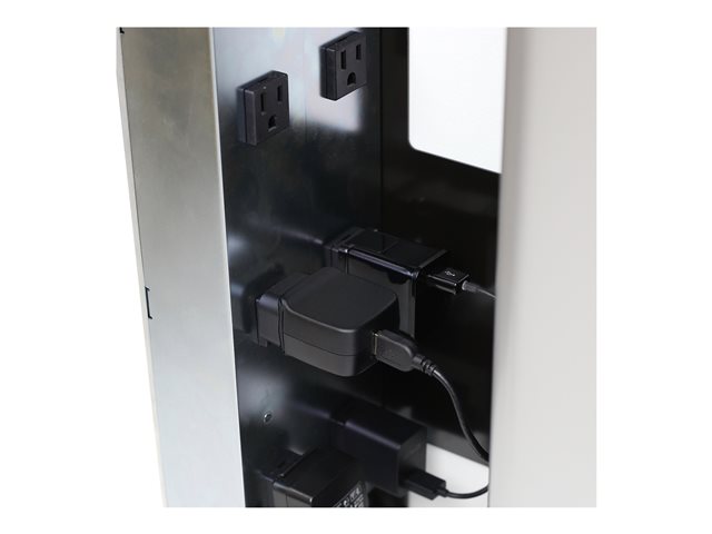 Ergotron Zip12 - Cabinet unit (charge only) - for 12 netbooks/tablets - black, silver - screen size: up to 12\" - wall-mountable
