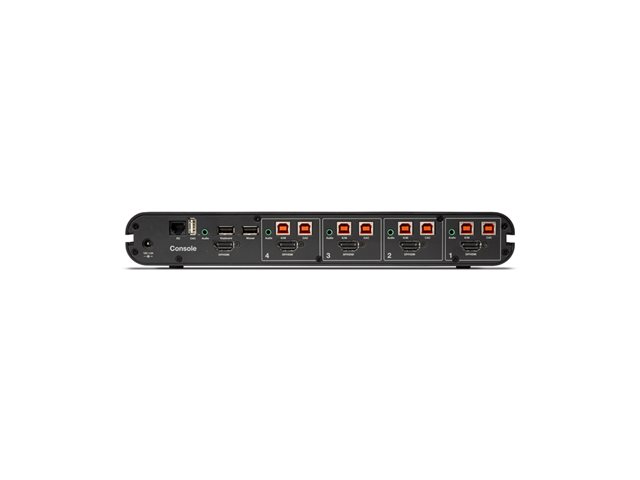 Belkin 4-Port Single Head DP/HDMI to DP/HDMI Video Secure Desktop KVM Switch PP4.0